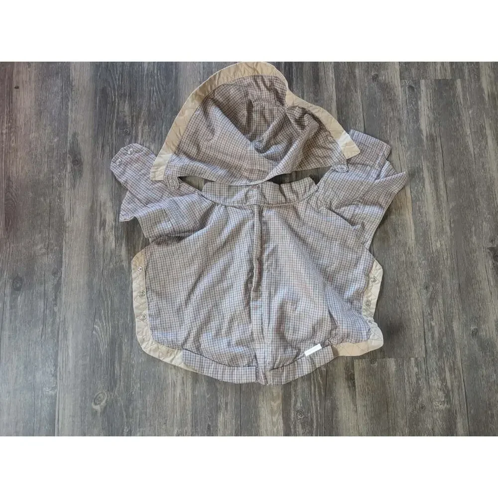 Thunder Coat Dog Rain Jacket Size M 26-40lb Water Resistant Full Zip Lightweight